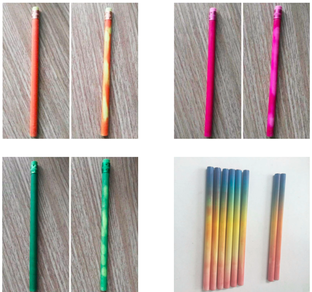 Custom Mood Color Changing Pencils with Colored Eraser