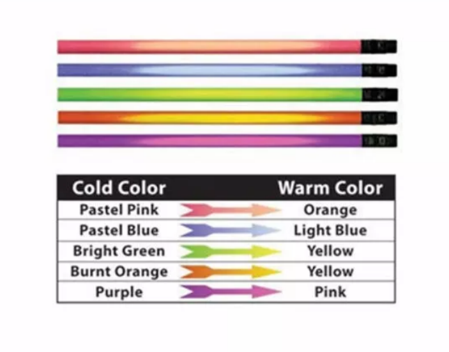 Custom Mood Color Changing Pencils with Colored Eraser