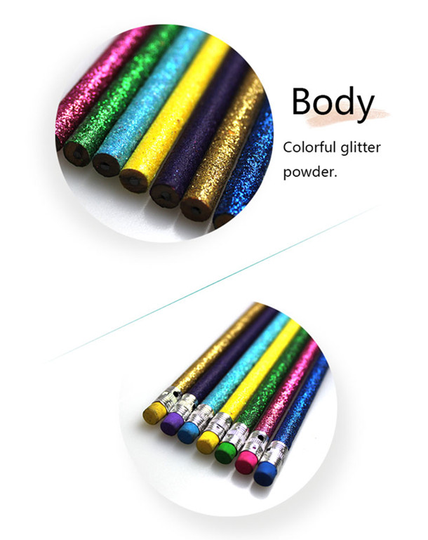 Glitter Dipped Pencils